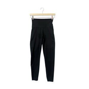 Tommy John Womens Pocket Leggings Size S Small Black